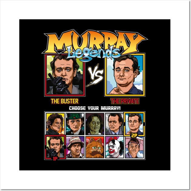 Bill Murray Legends Fighter Wall Art by RetroReview